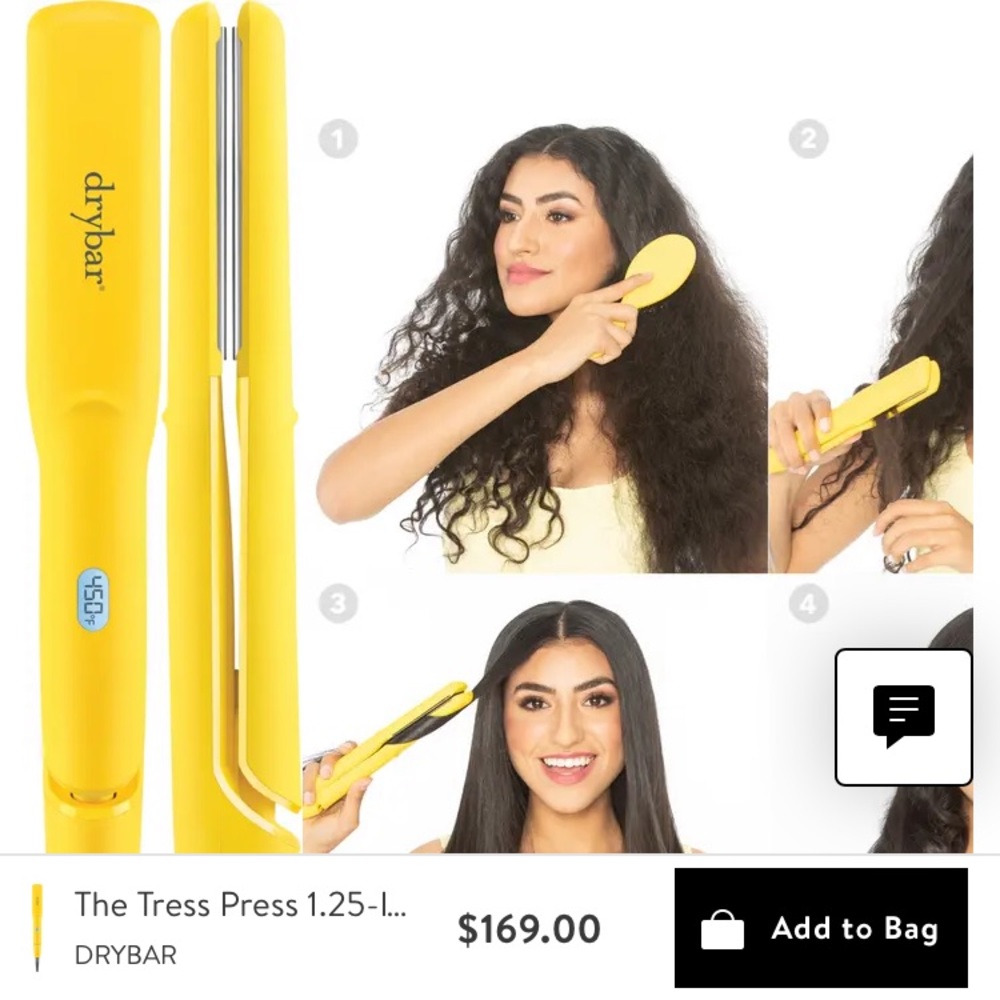 Drybar 1.25 inch Tress Press Straightening Iron
